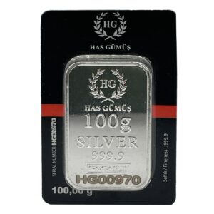 Has Gümüş Hg 100 Gr Gümüş Külçe