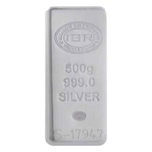 500 Gr İAR Gümüş Külçe