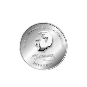 GMR 10 gr Atatürk Figür Gümüş Sikke